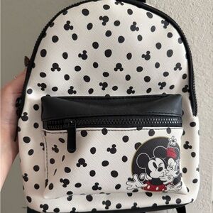 Mini Disney Mickey Mouse Polka Dot Backpack